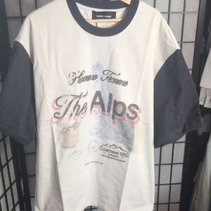 HOMME + FEMME Swiss Alps Cropped Tee